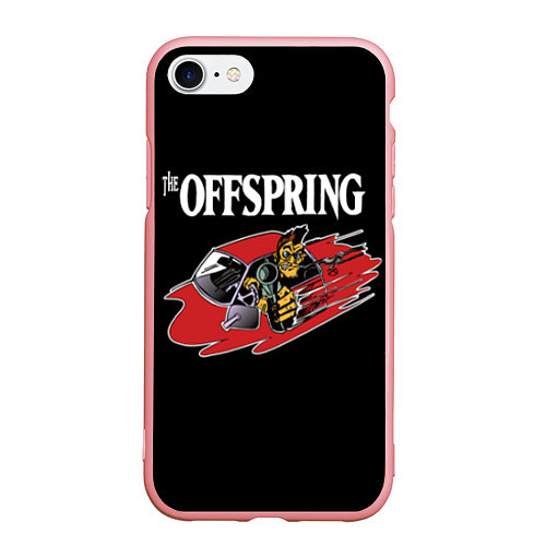 Чехол iPhone 7/8 матовый The Offspring: Taxi / 3D-Баблгам – фото 1