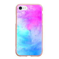 Чехол iPhone 7/8 матовый Неоновое лето, цвет: 3D-светло-розовый