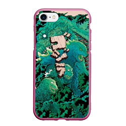 Чехол iPhone 7/8 матовый Forest Godzilla