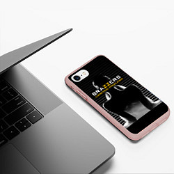 Чехол iPhone 7/8 матовый Brazzers сasting-producer, цвет: 3D-светло-розовый — фото 2