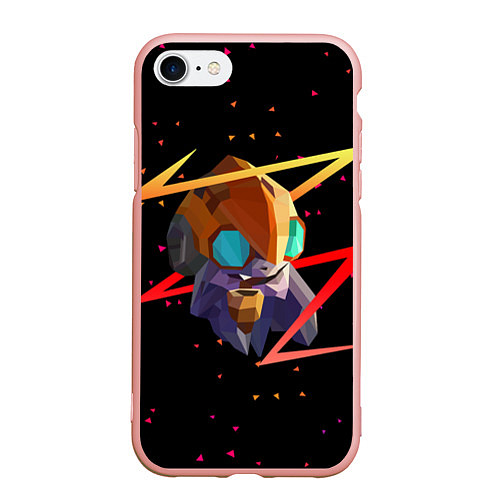 Чехол iPhone 7/8 матовый Dota 2 Tinker / 3D-Светло-розовый – фото 1