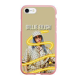 Чехол iPhone 7/8 матовый BILLIE EILISH, цвет: 3D-баблгам