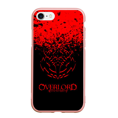 Чехол iPhone 7/8 матовый Overlord / 3D-Светло-розовый – фото 1