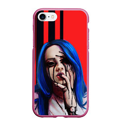 Чехол iPhone 7/8 матовый Billie Eilish: Demon