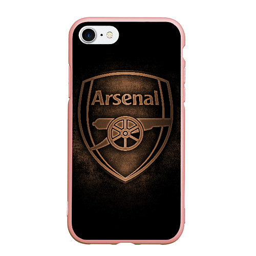Чехол iPhone 7/8 матовый Arsenal / 3D-Светло-розовый – фото 1