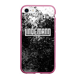 Чехол iPhone 7/8 матовый LINDEMANN: Splash, цвет: 3D-малиновый