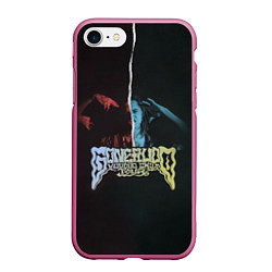 Чехол iPhone 7/8 матовый GONE Fludd: VOODOO CHILD TOUR, цвет: 3D-малиновый