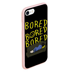 Чехол iPhone 7/8 матовый Boreb, цвет: 3D-светло-розовый — фото 2