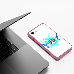 Чехол iPhone 7/8 матовый Day of redemption, цвет: 3D-малиновый — фото 2