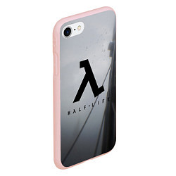 Чехол iPhone 7/8 матовый Half Life, цвет: 3D-светло-розовый — фото 2