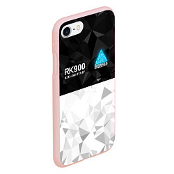 Чехол iPhone 7/8 матовый RK900 CONNOR, цвет: 3D-светло-розовый — фото 2