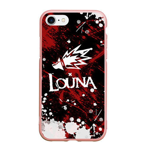 Чехол iPhone 7/8 матовый Louna / 3D-Светло-розовый – фото 1