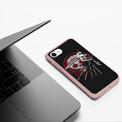 Чехол iPhone 7/8 матовый One Piece, цвет: 3D-светло-розовый — фото 2