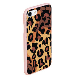 Чехол iPhone 7/8 матовый Кошачий окрас, цвет: 3D-светло-розовый — фото 2