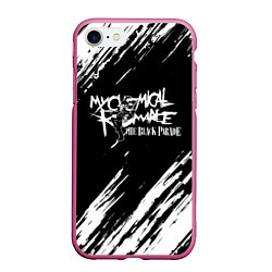 Чехол iPhone 7/8 матовый My Chemical Romance, цвет: 3D-малиновый