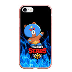 Чехол iPhone 7/8 матовый BRAWL STARS EL BROWN