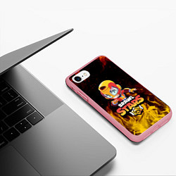 Чехол iPhone 7/8 матовый BRAWL STARS MAX, цвет: 3D-баблгам — фото 2