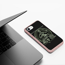 Чехол iPhone 7/8 матовый Cthulhu, цвет: 3D-светло-розовый — фото 2