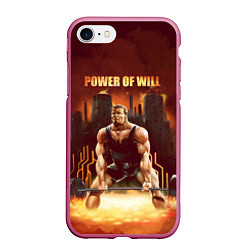 Чехол iPhone 7/8 матовый Power of will