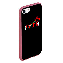 Чехол iPhone 7/8 матовый ТИКТОКЕР - PAYTON MOORMEIE, цвет: 3D-малиновый — фото 2