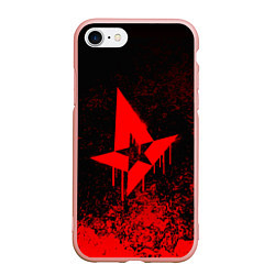 Чехол iPhone 7/8 матовый ASTRALIS, цвет: 3D-светло-розовый