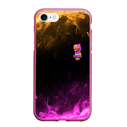 Чехол iPhone 7/8 матовый Brawl Stars Sandy / 3D-Малиновый – фото 1