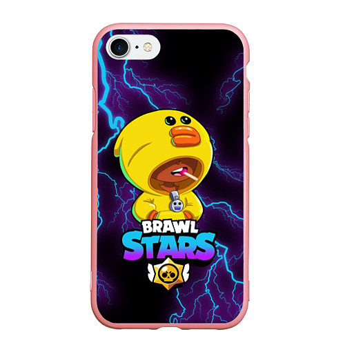 Чехол iPhone 7/8 матовый Brawl Stars SALLY LEON / 3D-Баблгам – фото 1