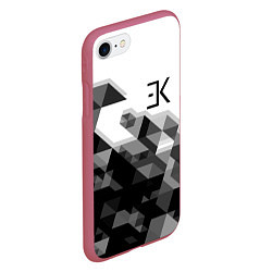 Чехол iPhone 7/8 матовый ЕГОР КРИД, цвет: 3D-малиновый — фото 2