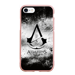 Чехол iPhone 7/8 матовый Assassin’s Creed, цвет: 3D-светло-розовый