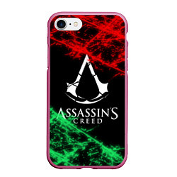 Чехол iPhone 7/8 матовый Assassin’s Creed: Red & Green