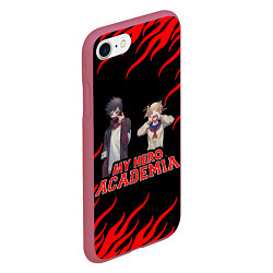 Чехол iPhone 7/8 матовый My Hero Academia, цвет: 3D-малиновый — фото 2