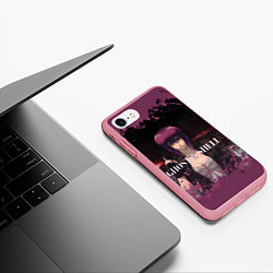 Чехол iPhone 7/8 матовый Призрак в доспехах, цвет: 3D-баблгам — фото 2