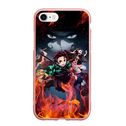 Чехол iPhone 7/8 матовый KIMETSU NO YAIBA