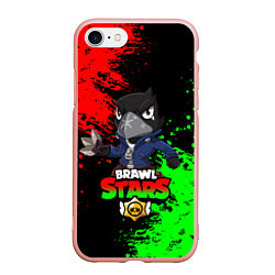 Чехол iPhone 7/8 матовый Brawl Stars Crow