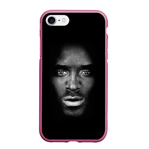 Чехол iPhone 7/8 матовый KOBE BRYANT / 3D-Малиновый – фото 1