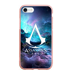 Чехол iPhone 7/8 матовый ASSASSINS CREED, цвет: 3D-светло-розовый