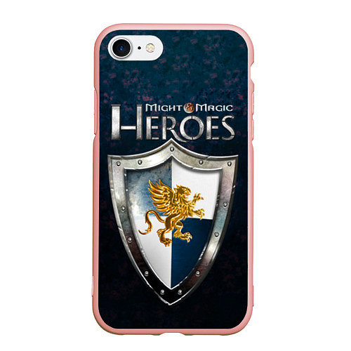 Чехол iPhone 7/8 матовый Heroes of Might and Magic / 3D-Светло-розовый – фото 1