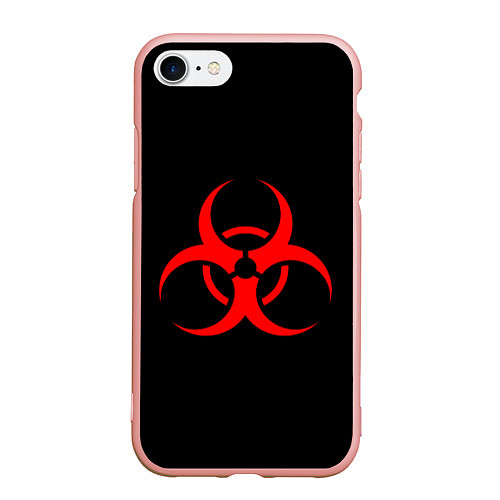 Чехол iPhone 7/8 матовый Plague inc / 3D-Светло-розовый – фото 1