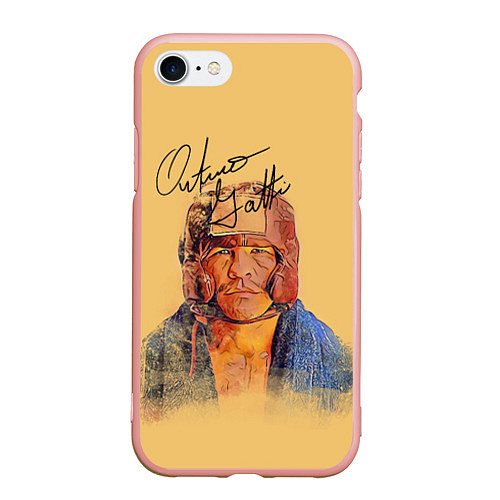 Чехол iPhone 7/8 матовый Arturo Gatti / 3D-Светло-розовый – фото 1