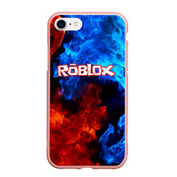 Чехол iPhone 7/8 матовый ROBLOX, цвет: 3D-светло-розовый