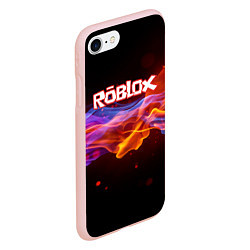 Чехол iPhone 7/8 матовый ROBLOX, цвет: 3D-светло-розовый — фото 2