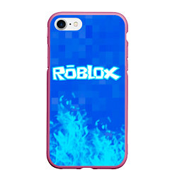 Чехол iPhone 7/8 матовый Roblox, цвет: 3D-малиновый