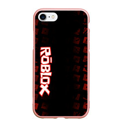 Чехол iPhone 7/8 матовый Roblox, цвет: 3D-светло-розовый