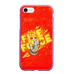 Чехол iPhone 7/8 матовый Fire Force