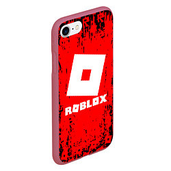 Чехол iPhone 7/8 матовый ROBLOX, цвет: 3D-малиновый — фото 2