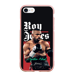 Чехол iPhone 7/8 матовый Roy Jones, цвет: 3D-светло-розовый