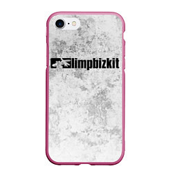 Чехол iPhone 7/8 матовый LIMP BIZKIT, цвет: 3D-малиновый