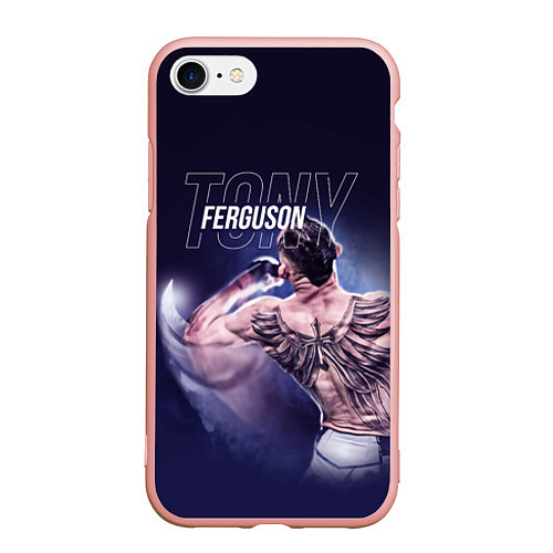 Чехол iPhone 7/8 матовый Tony Ferguson / 3D-Светло-розовый – фото 1