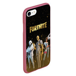 Чехол iPhone 7/8 матовый FORTNITE 2 СЕЗОН ГЛАВА 2, цвет: 3D-малиновый — фото 2