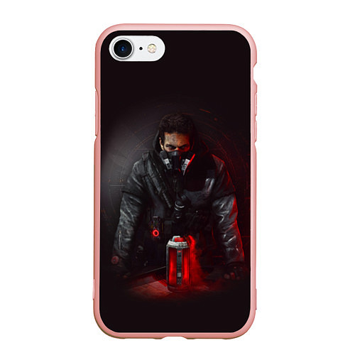 Чехол iPhone 7/8 матовый The Division 2 / 3D-Светло-розовый – фото 1